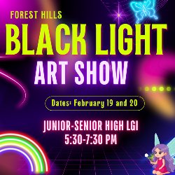 Black Light Art Show